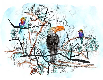 Bird in Tree, 2018 by Charlotte Orr