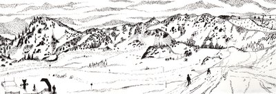Skiing in Austria #2, 2020 by Charlotte Orr