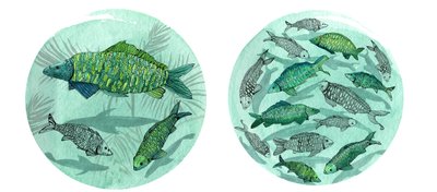 Small Fish Big Pond, 2018 by Charlotte Orr