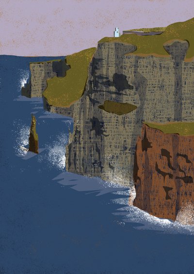 Towering Cliffs Lighthouse by Charlotte Trudgett