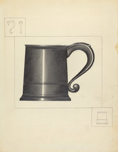 Pewter Mug by Charlotte Winter