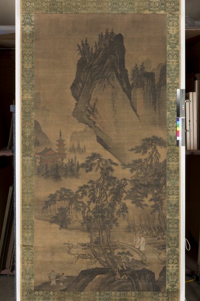 Scholars Converse on a Bridge by Chen Zhou