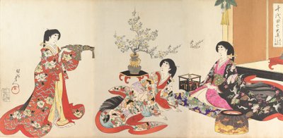 Chiyoda Castle Album of Women by Chikanobu Yoshu