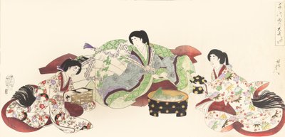Chiyoda Castle Album of Women by Chikanobu Yoshu