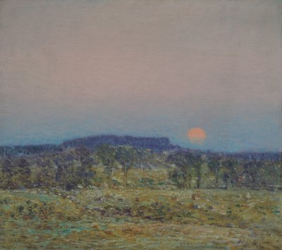 September Moonrise by Childe Frederick Hassam