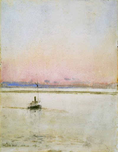 Sunset by Childe Frederick Hassam