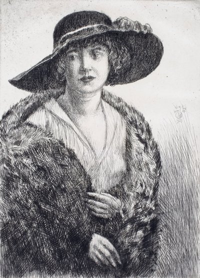 Miss Erminie Gagnon by Childe Hassam