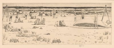 The Beach Club, Easthampton by Childe Hassam