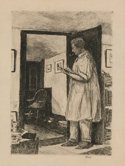 The Etcher by Childe Hassam