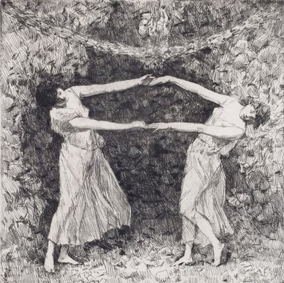 The Laurel Dance by Childe Hassam