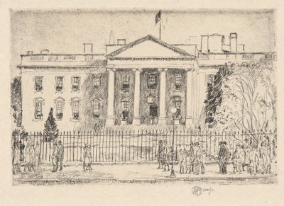 The White House by Childe Hassam
