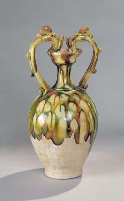 Amphora with Dragon Head Handles, Tang Dynasty by Chinese School