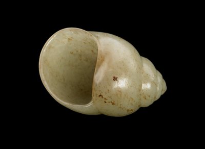 Figure in the form of a conch shell by Chinese School