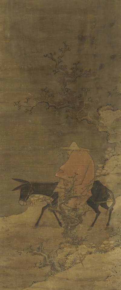Riding Through Snow in Search of Plum Blossoms, Ming or Qing Dynasty by Chinese School