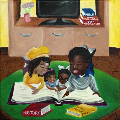 A Family that Reads Together, 2015 by Chris Fabor