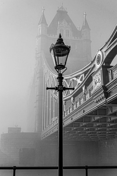 Foggy Tower Bridge by Chris Hamilton