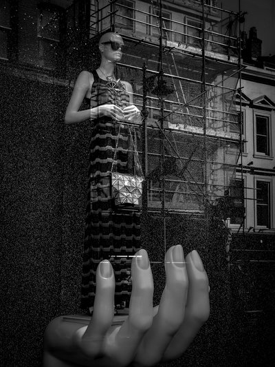 Mannequin Hand Reflection by Chris Hamilton
