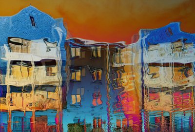 Vibrant City Reflections by Chris Hamilton