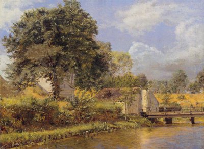 A view of the Northern gate of Kastellet seen from the bastion East of the bridge by Christen Købke