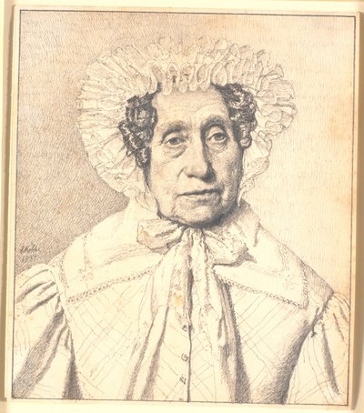 Portrait of Maren Krohn, née Rasmussen by Christen Købke