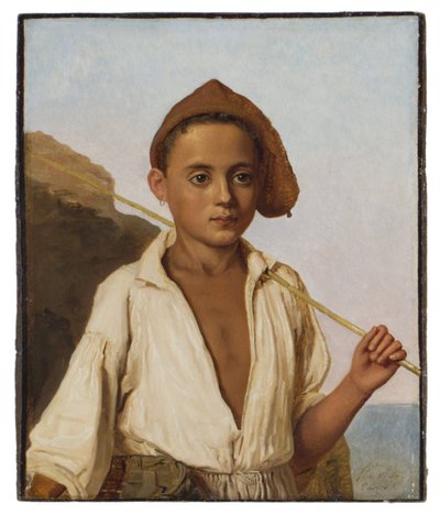 A Capri Fisher Boy by Christen Købke