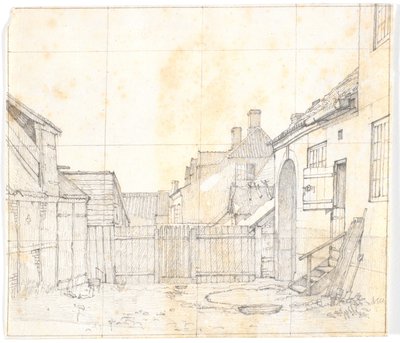 Garden Interior from a Provincial Town (Hillerød?) by Christen Købke