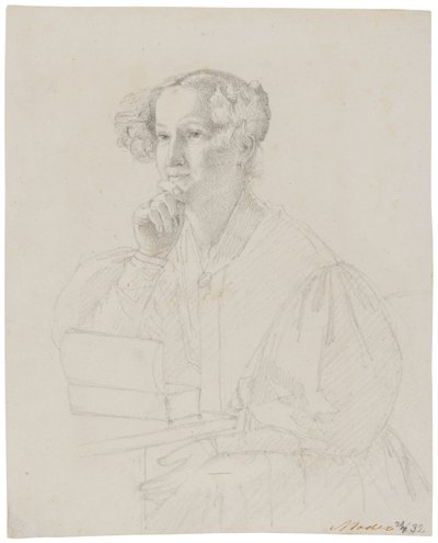 Portrait of Susanne Dorothea Ryder 1814-1889 by Christen Købke