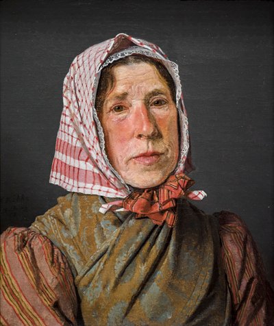 Old Peasant Woman by Christen Schjellerup Kobke