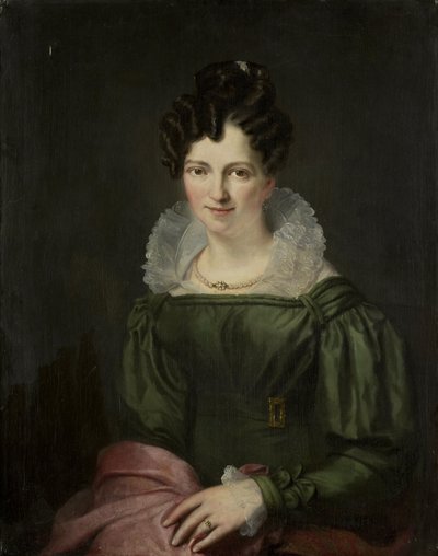 Portrait of Maria Christina Nijssen by Christiaan Julius Lodewyck Portman
