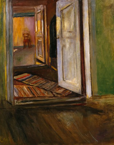Interior with Rag Rug by Christian Krohg