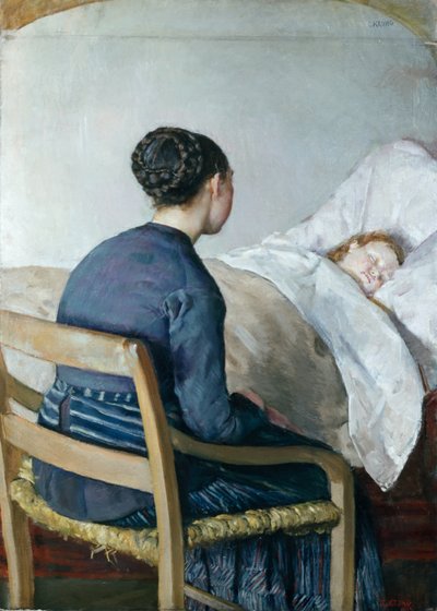 Mother at Her Sick Child