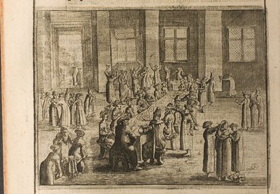 The Wedding Illustration from Travels to the Great Duke of Muscovy and the King of Persia by Adam by Christian Lorenzen Rothgiesser