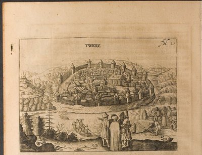 Tver Illustration from Travels to the Great Duke of Muscovy and the King of Persia by Adam Olearius by Christian Lorenzen Rothgiesser