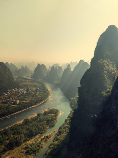 Misty Li River Valley by Christian MARCEL