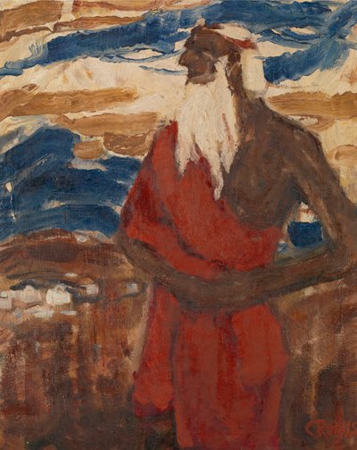 Moses Views the Promised Land by Christian Rohlfs