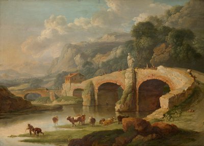 Italian Landscape by Christian Wilhelm Ernst Dietrich