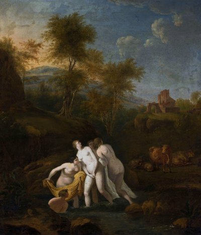 Bath of Nymphs by Christian Wilhelm Ernst Dietrich