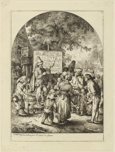Rat Poison Seller by Christian Wilhelm Ernst Dietrich