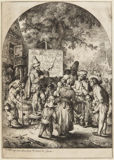 The Ballad Singer by Christian Wilhelm Ernst Dietrich