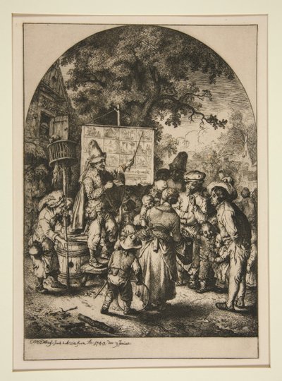 The Mountebank by Christian Wilhelm Ernst Dietrich