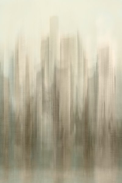 Abstract City Skyline by Christina Sillen