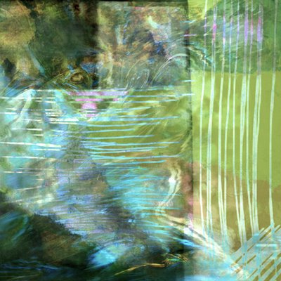 Abstract Green Flow by Christina Sillen