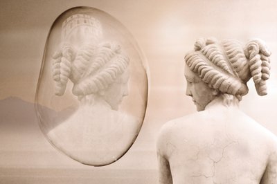 Classical Statue Reflection by Christina Sillen