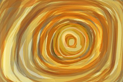 Earthy Golden Vortex by Christina Sillen