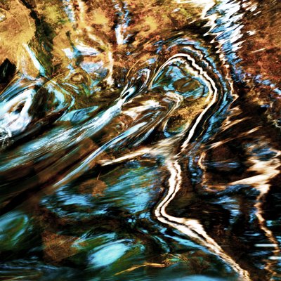 Liquid Gold Swirls by Christina Sillen