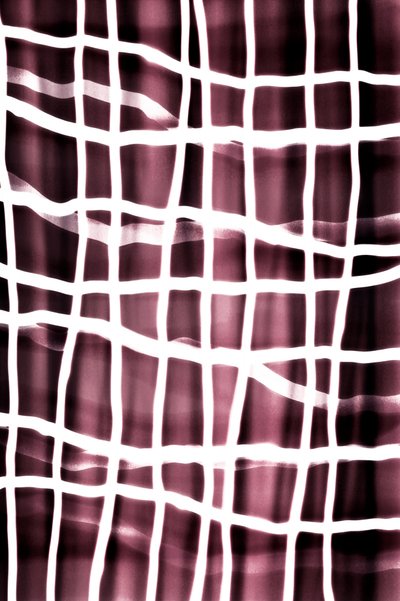 Soft Burgundy Grid by Christina Sillen