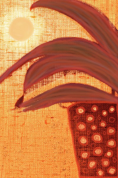 Sunny Desert Plant by Christina Sillen