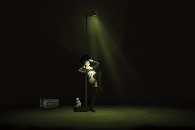 Cabaret Street Scene by Christine von Diepenbroek