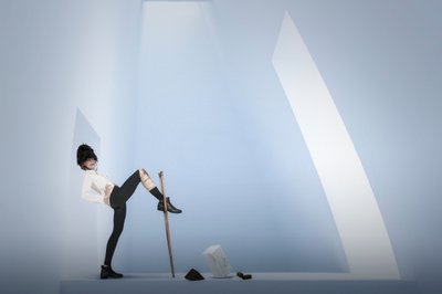 Conceptual Figure Striking Pose by Christine von Diepenbroek