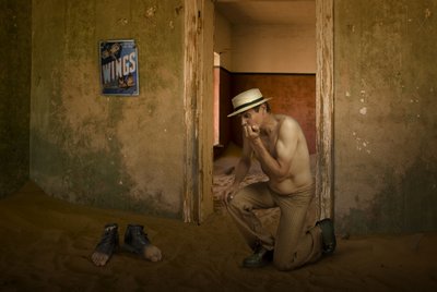 Man in Abandoned Room by Christine von Diepenbroek